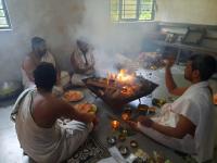 Sharadiya Navaratri 2020 Day 7 (23.10.2020) - SCM Shirali   - Math Durga Homa performed on behalf of Devotees